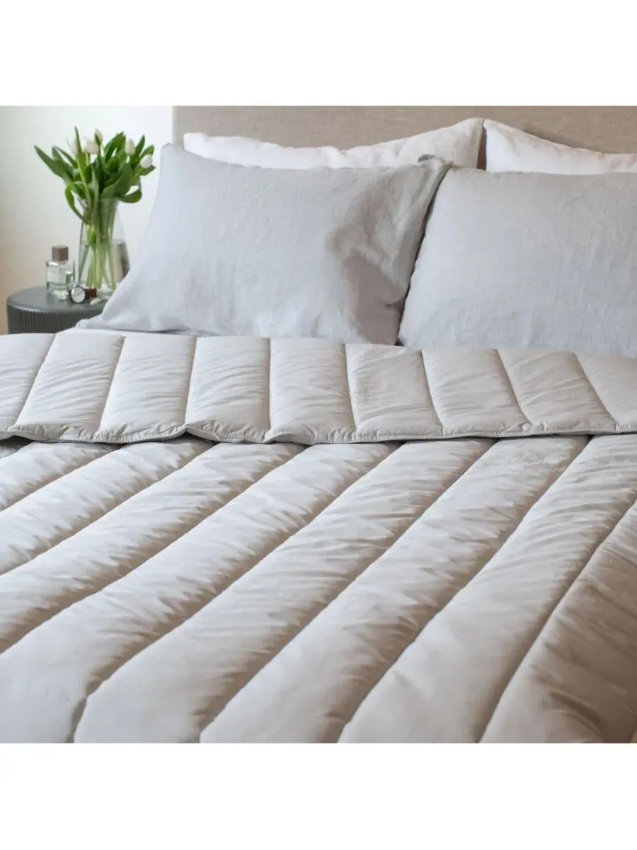 Стеганое одеяло-комфортер All Season Down Alternative Blanket Comforter, Twin/Twin XL Bokser Home — изображение 2 из 10