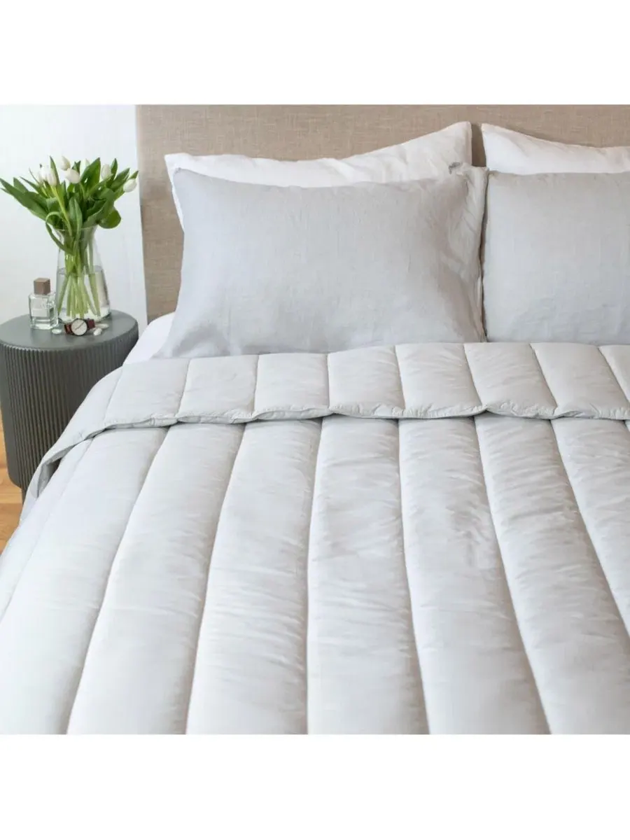 Стеганое одеяло-комфортер All Season Down Alternative Blanket Comforter, Twin/Twin XL Bokser Home — изображение 3 из 10
