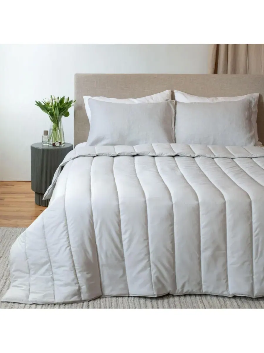 Стеганое одеяло-комфортер All Season Down Alternative Blanket Comforter, Twin/Twin XL Bokser Home — изображение 7 из 10