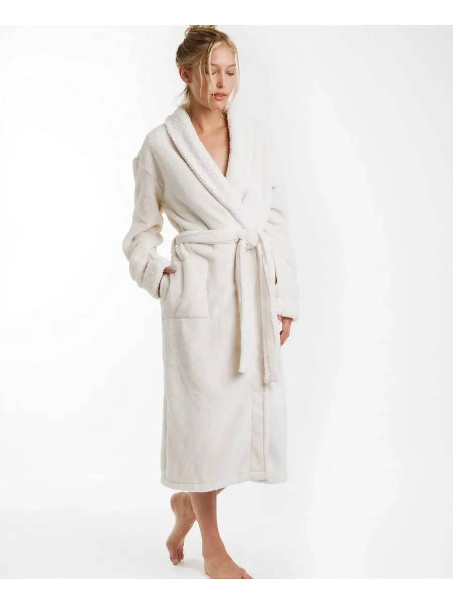 Халат из флиса Keila Sherpa Fleece Pure Fiber