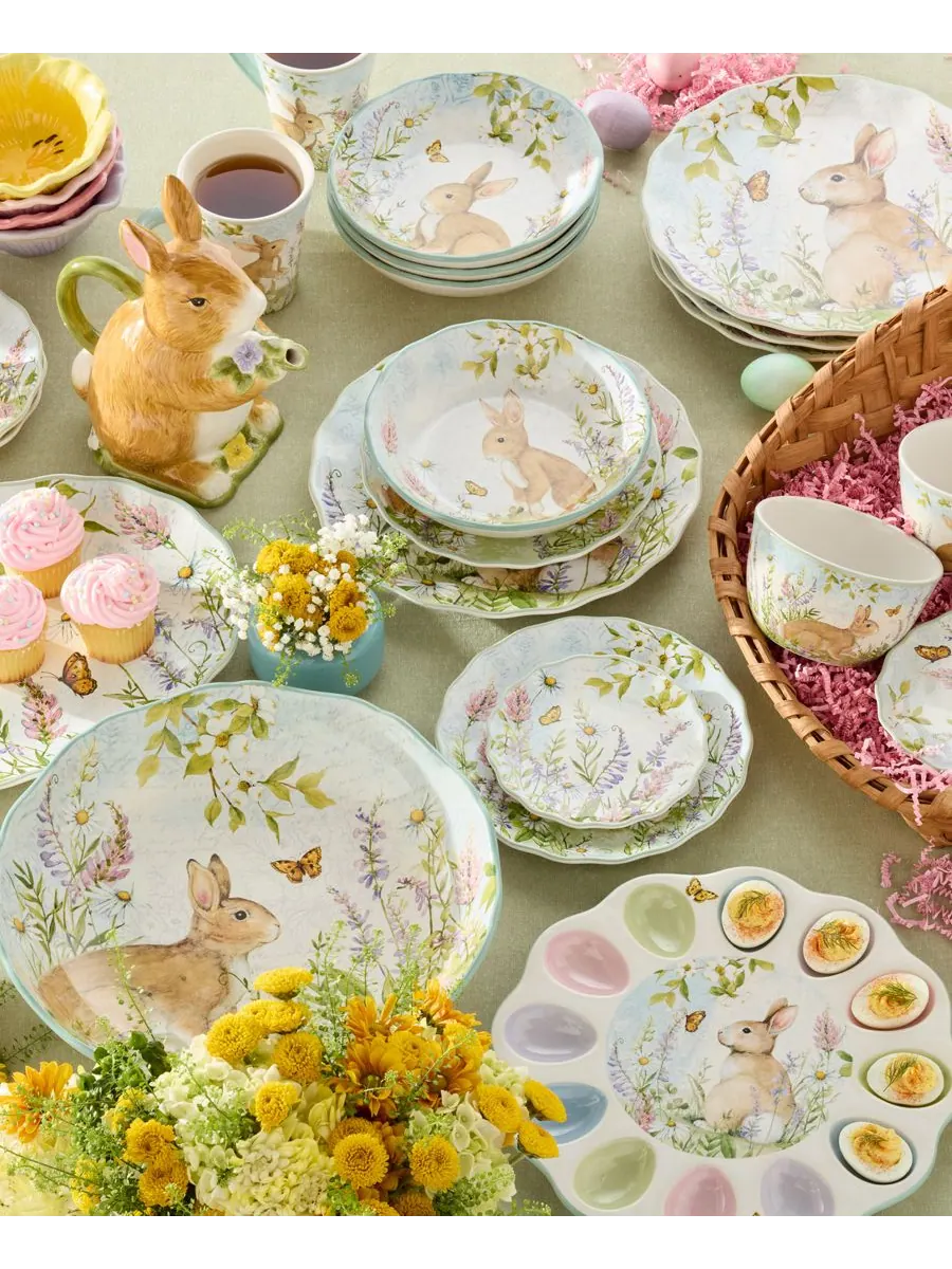 Набор посуды Easter Meadow из 16 предметов, на 4 персоны Certified International — изображение 5 из 5, мульти
