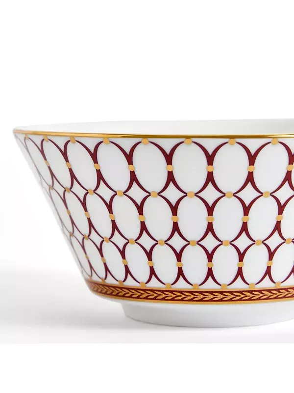 Чаша для хлопьев из красного фарфора эпохи Возрождения Wedgwood — изображение 2 из 3, красный