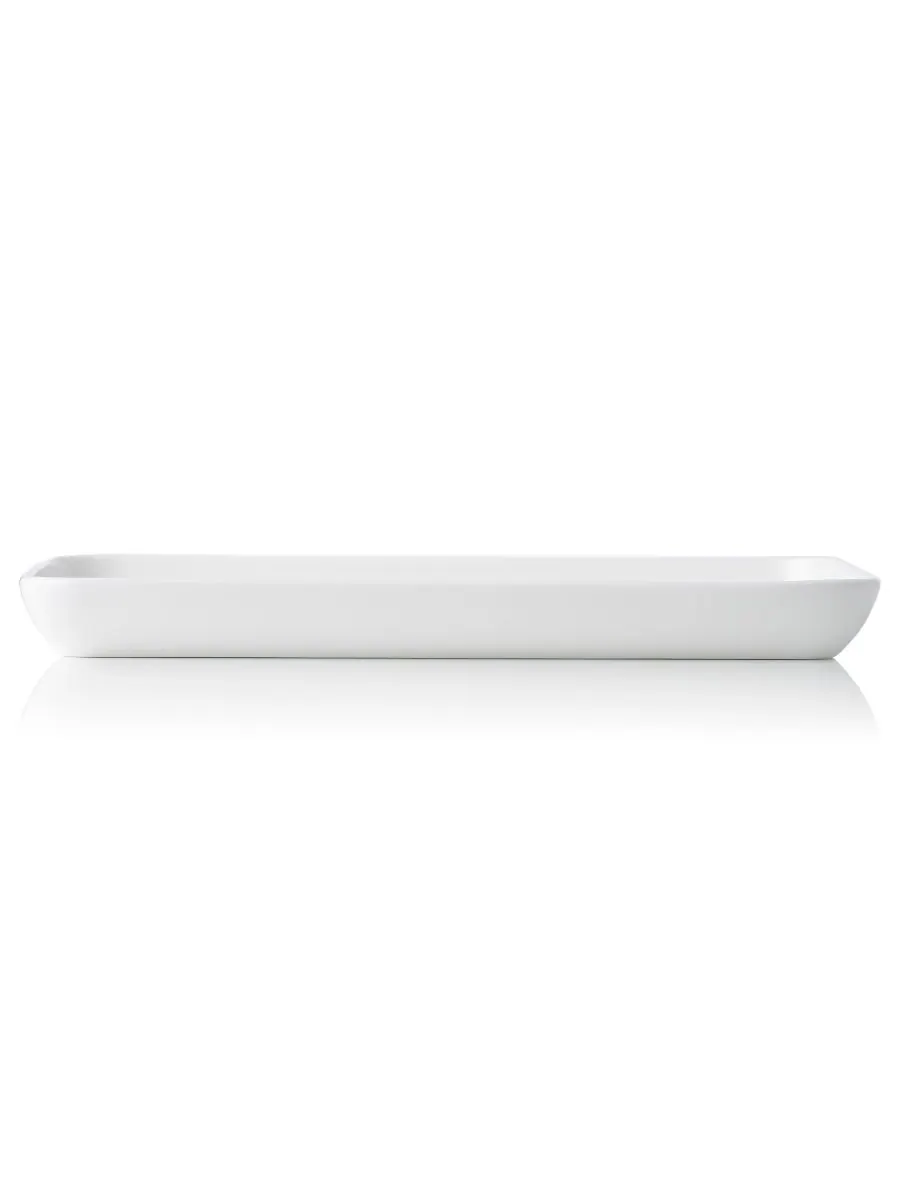 Сервировочное блюдо Marc Newson, 9,75" x 5,75" Noritake — изображение 2 из 3, белый