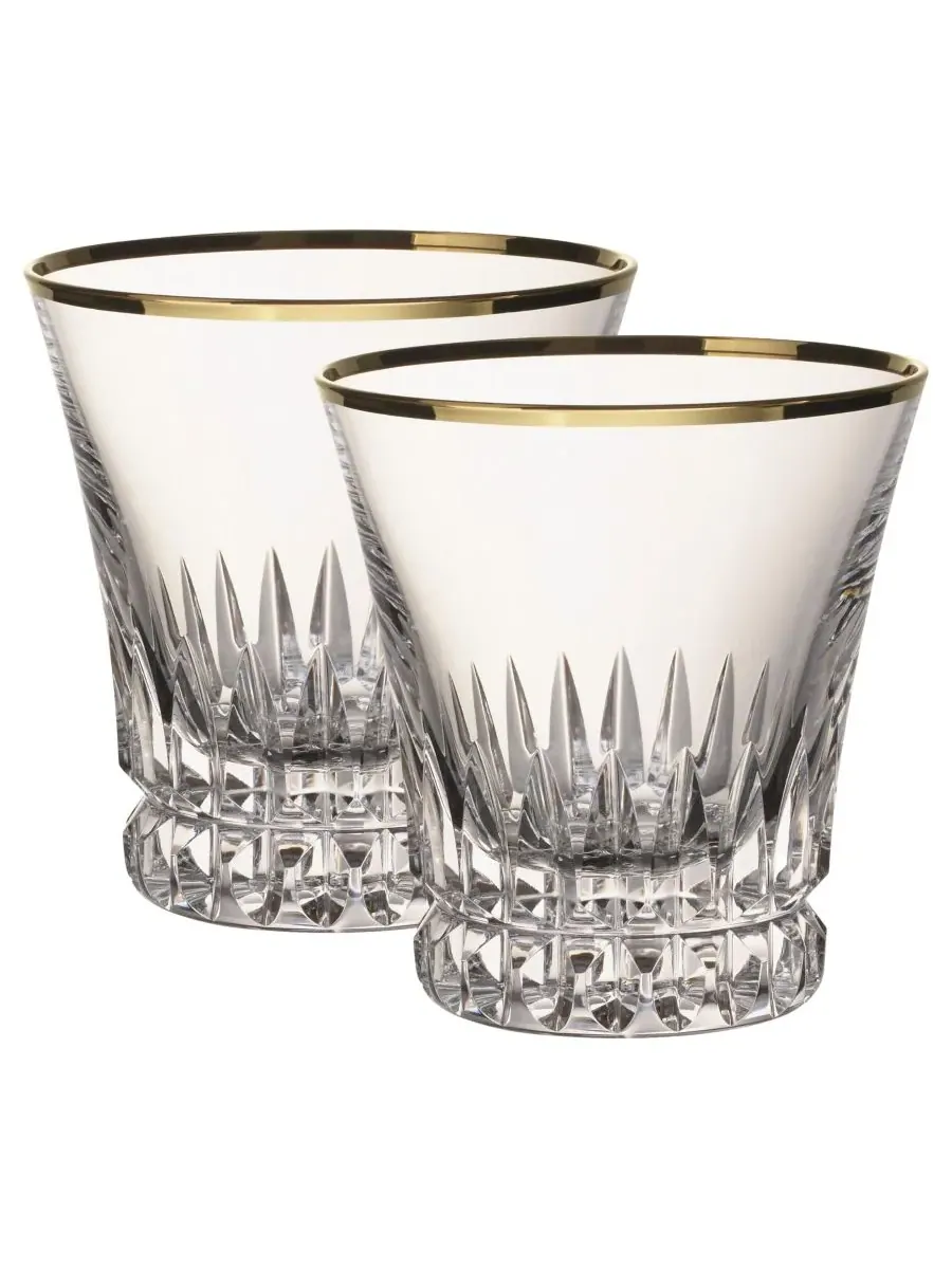 Овсяные бокалы Grand Royal золотистого цвета, пара Villeroy & Boch — изображение 1 из 4, прозрачный