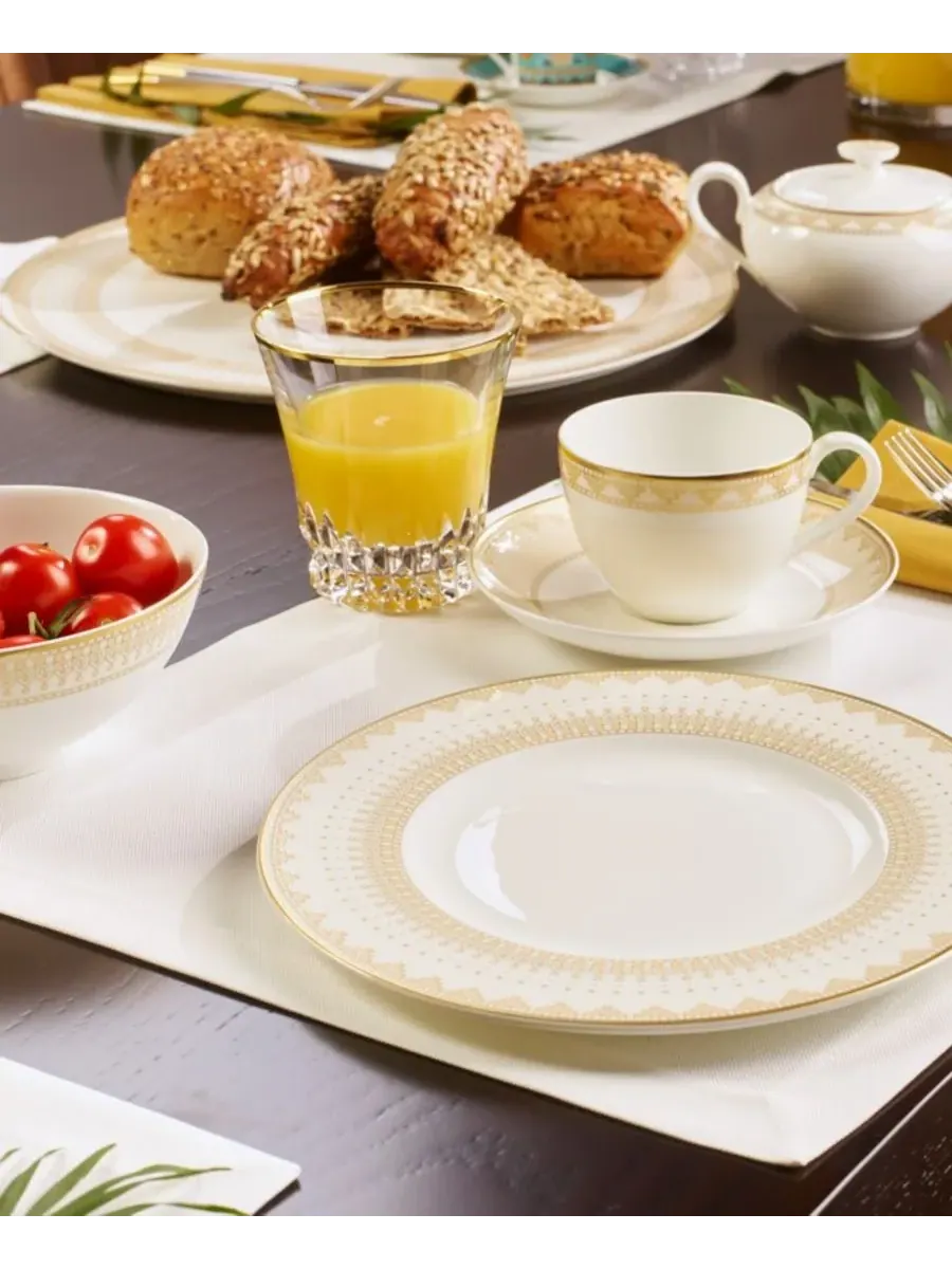 Овсяные бокалы Grand Royal золотистого цвета, пара Villeroy & Boch — изображение 3 из 4, прозрачный