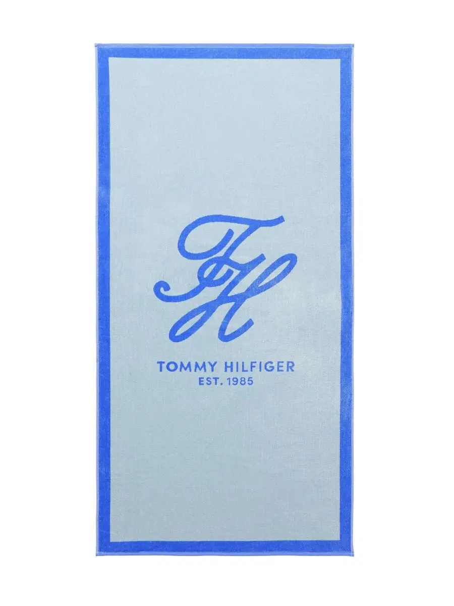 Пляжное полотенце из хлопка с монограммой, 173 x 91 см Tommy Hilfiger