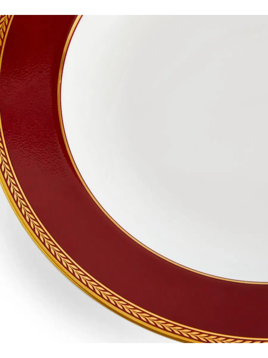 Суповая тарелка «Ренессанс» с красным ободком Wedgwood — изображение 4 из 4, нет цвета