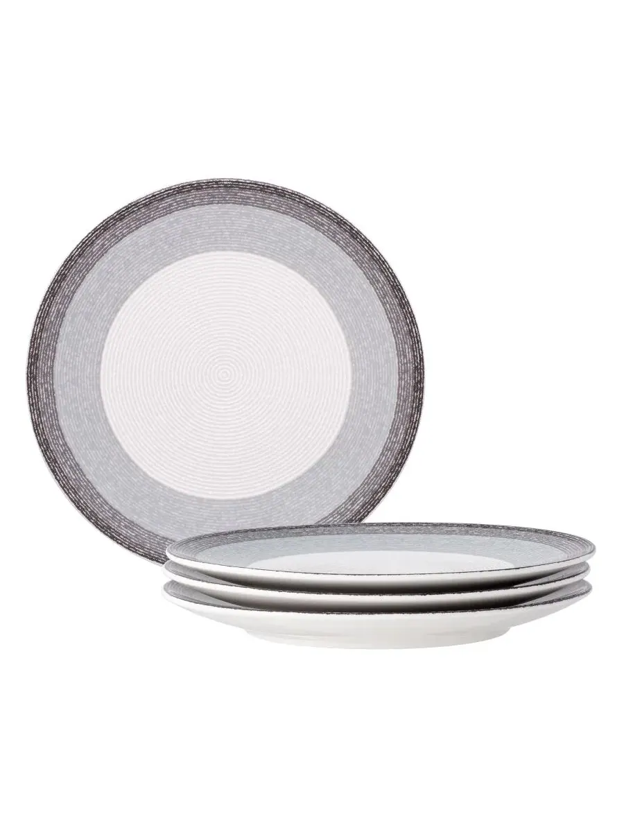 Салатная тарелка Colorscapes Layers Coupe, 21 см Noritake — изображение 1 из 20, темно-серый