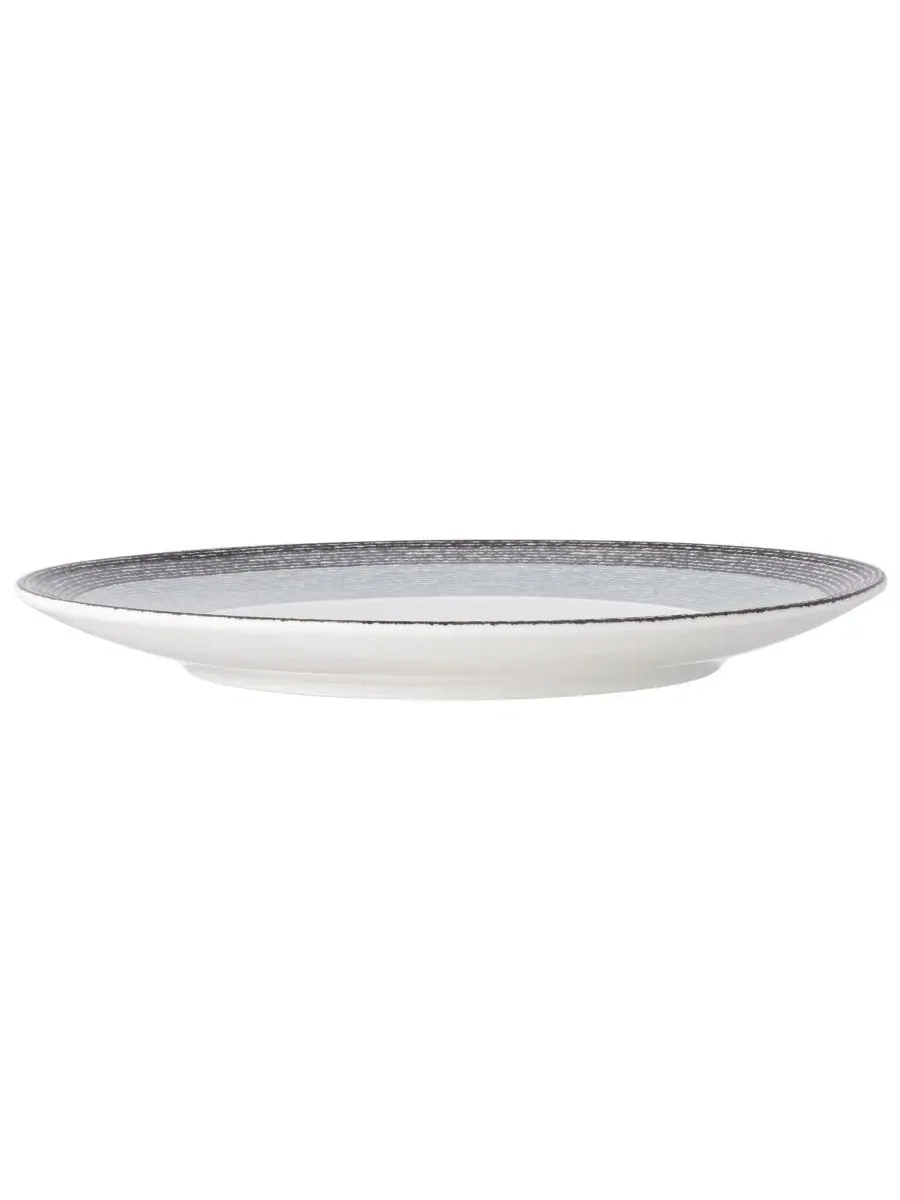 Салатная тарелка Colorscapes Layers Coupe, 21 см Noritake — изображение 2 из 20, темно-серый