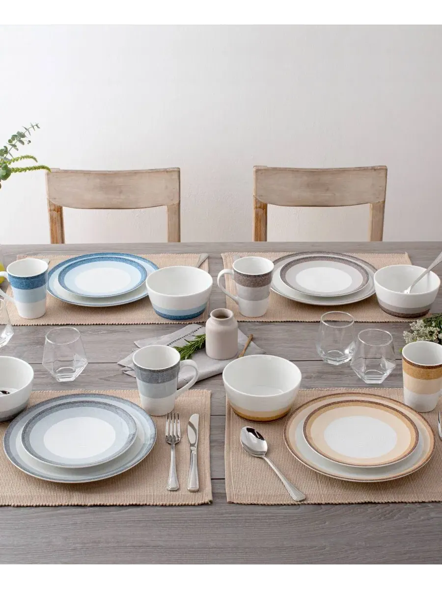 Салатная тарелка Colorscapes Layers Coupe, 21 см Noritake — изображение 19 из 20, темно-серый