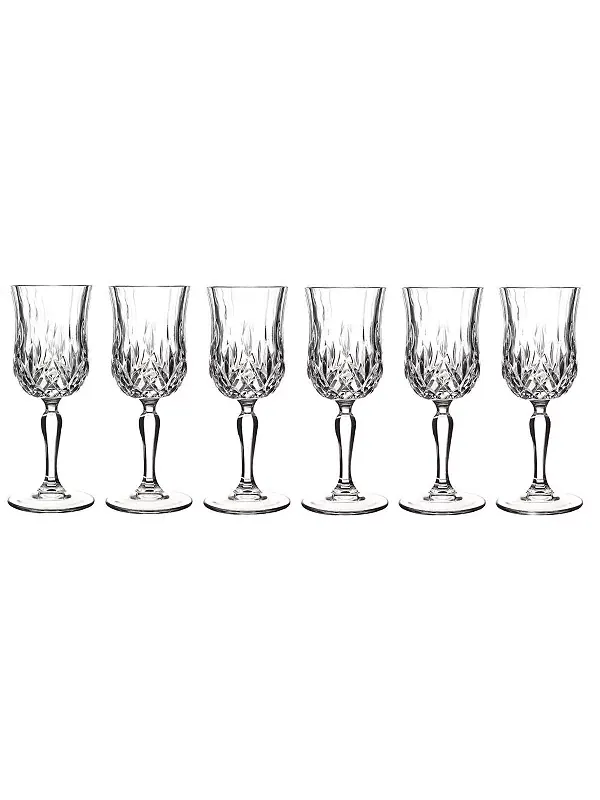 Набор из 6 стаканов для воды Rcr opera crystal Lorren Home Trends — изображение 2 из 3, прозрачный