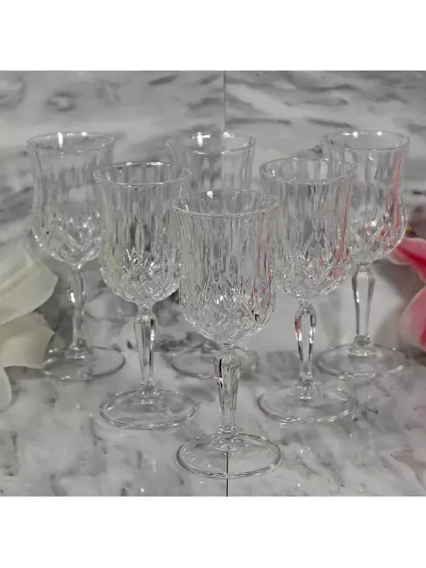 Набор из 6 стаканов для воды Rcr opera crystal Lorren Home Trends — изображение 3 из 3, прозрачный
