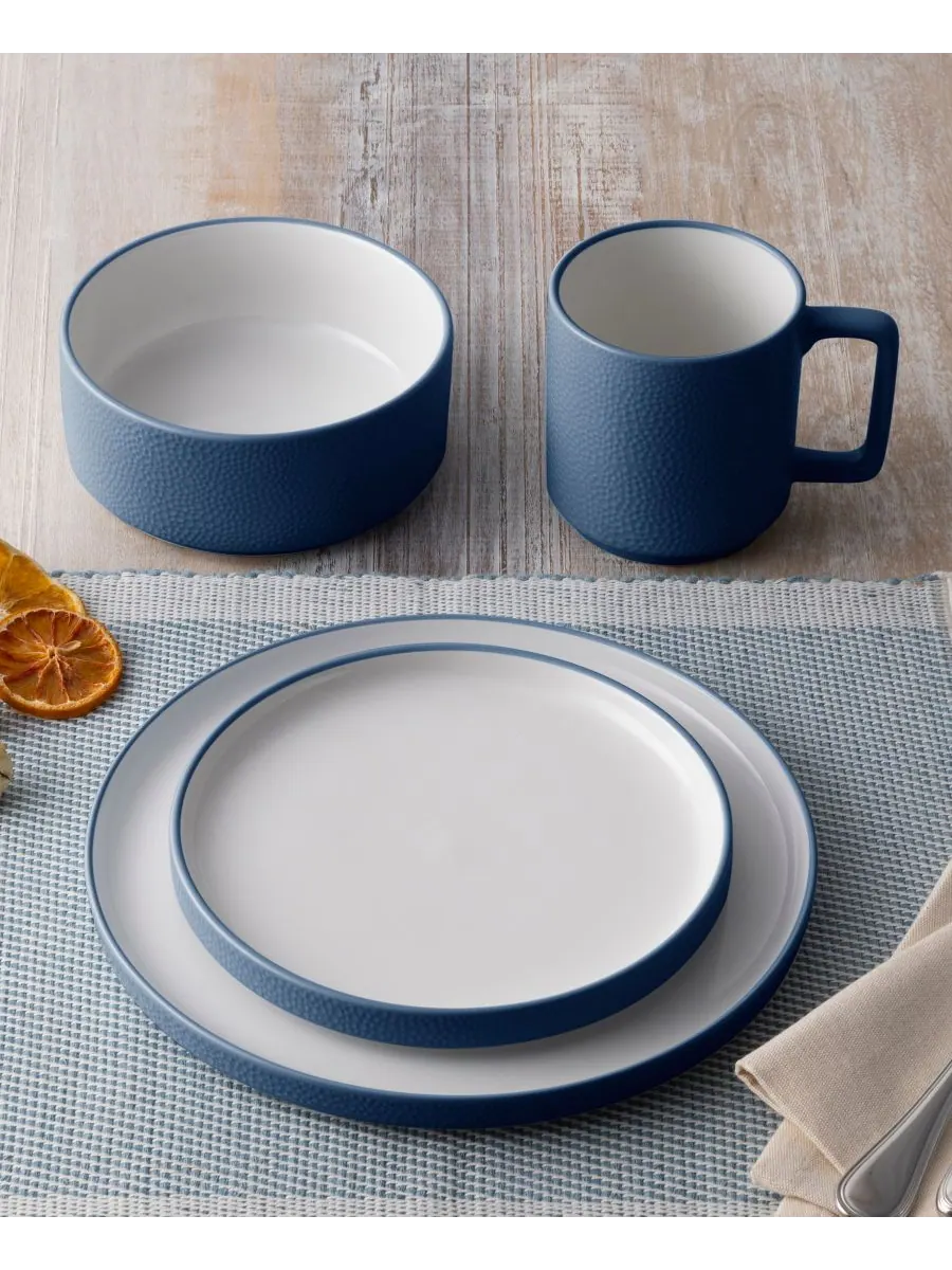Набор из 4 кружек Colortex Stone Stax Noritake — изображение 7 из 7, синий