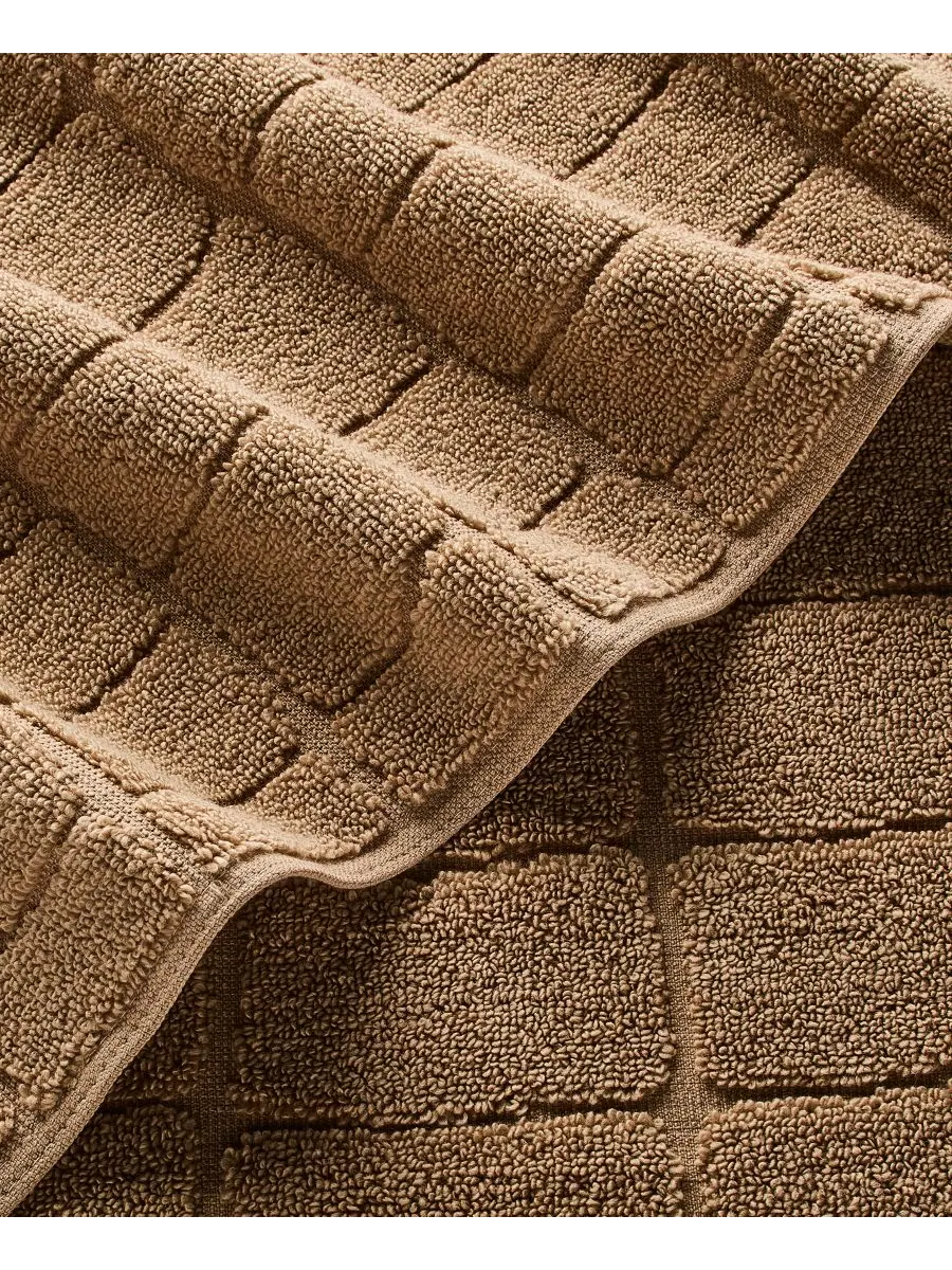 Хлопковая мочалка heritage croc scale, 13 x 13 дюймов. Lacoste Home — изображение 6 из 8, бежевый