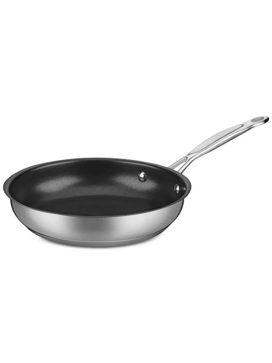 Сковорода Cuisinart Chef's Classic 10" с антипригарным покрытием, нержавеющая сталь — изображение 1 из 1, нет цвета