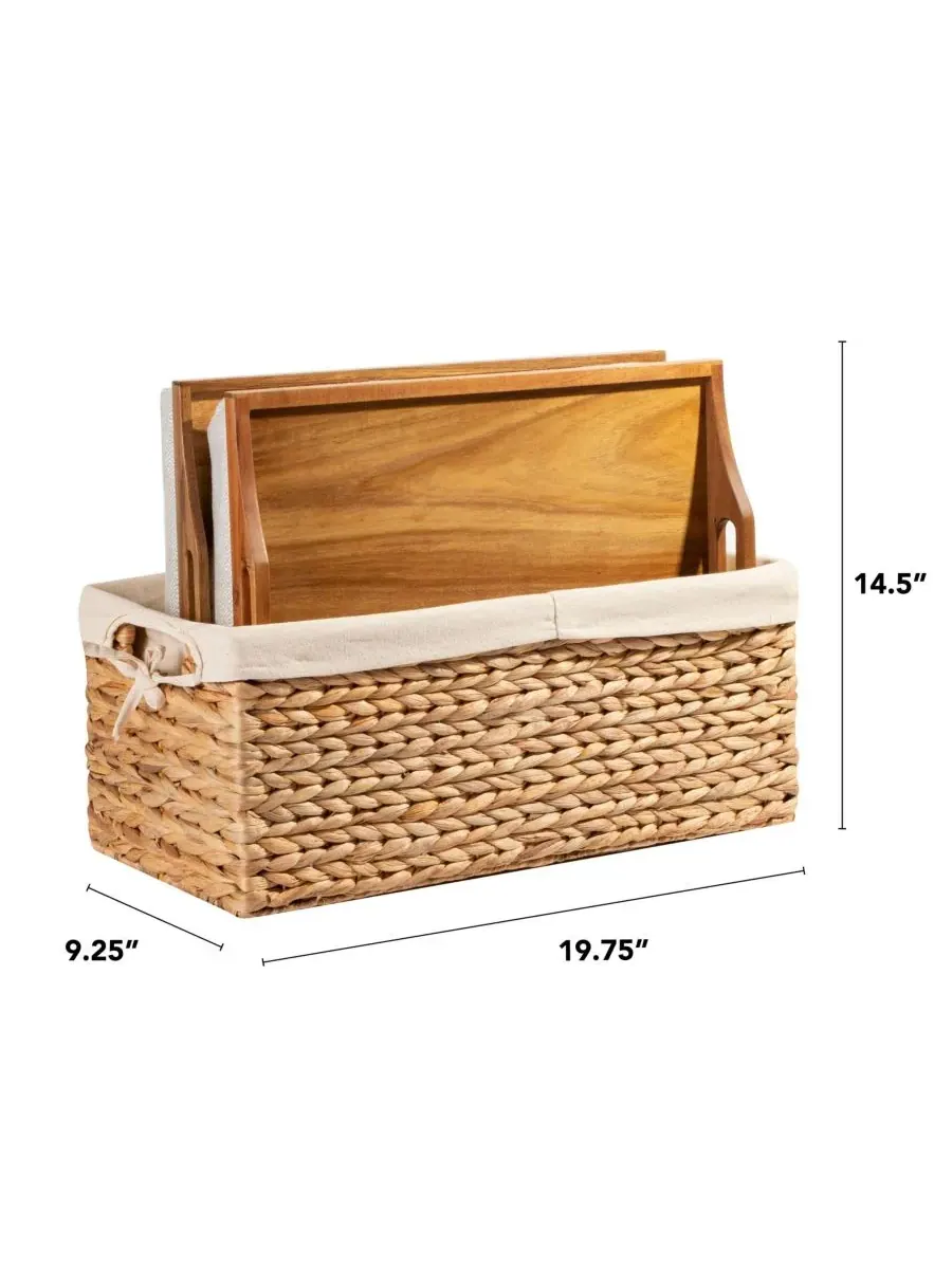 Поднос для коленей Rossie Home, Natural Acacia — изображение 6 из 7