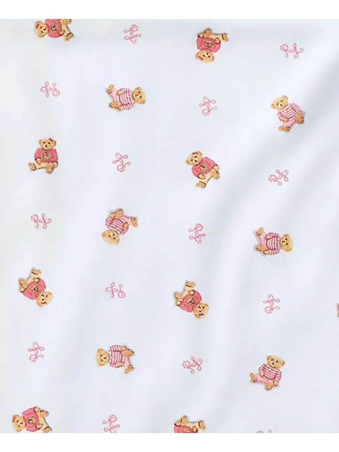Двустороннее одеяло-поло с медведем для маленьких девочек Polo Ralph Lauren — изображение 2 из 2, розовый