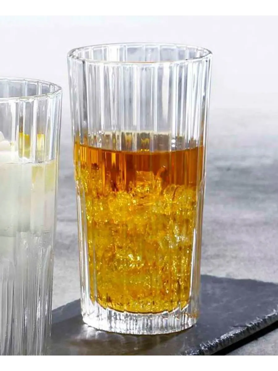 Набор из 6 высоких стаканов Manhattan High Tumbler объемом 10¼ унции Duralex — изображение 5 из 5, прозрачный