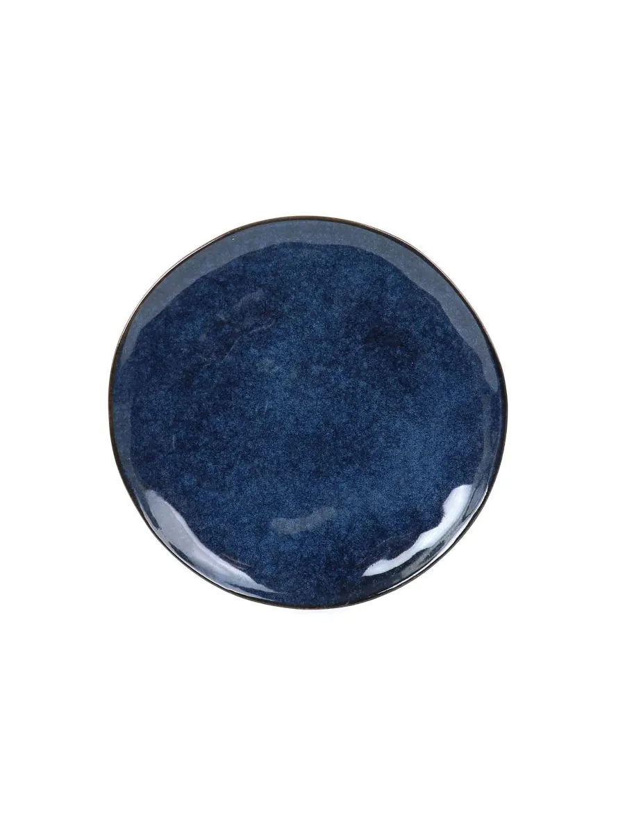 Elama Набор посуды Samara Blue, 12 предметов, на 4 персоны — изображение 4 из 7, синий