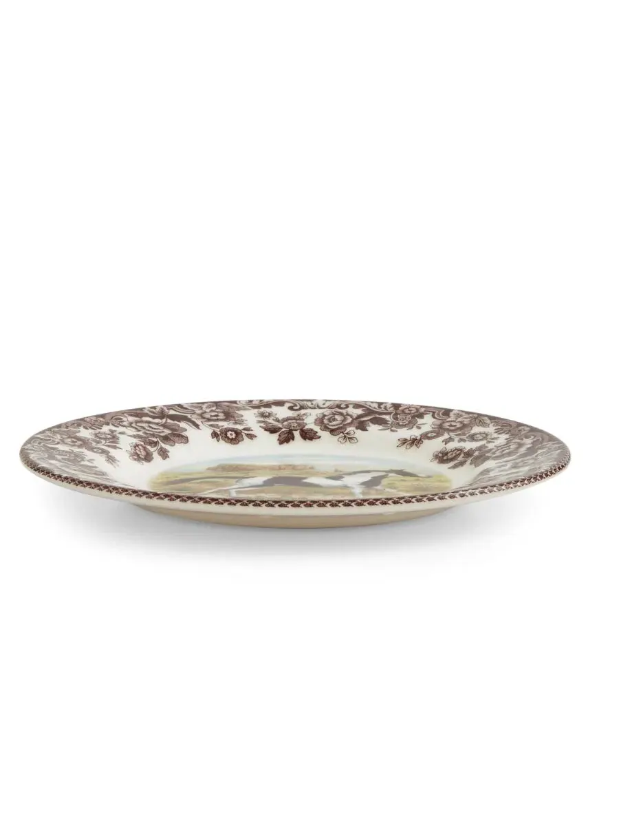 Тарелка салатная Woodland Paint Horse Salad Plate Spode — изображение 2 из 3, коричневый