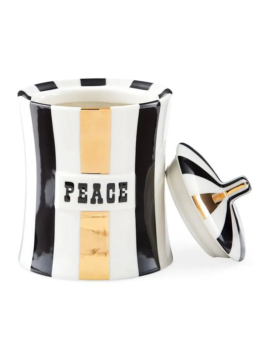 Контейнер для хранения Vice Peace 30 oz Jonathan Adler — изображение 2 из 3, мульти