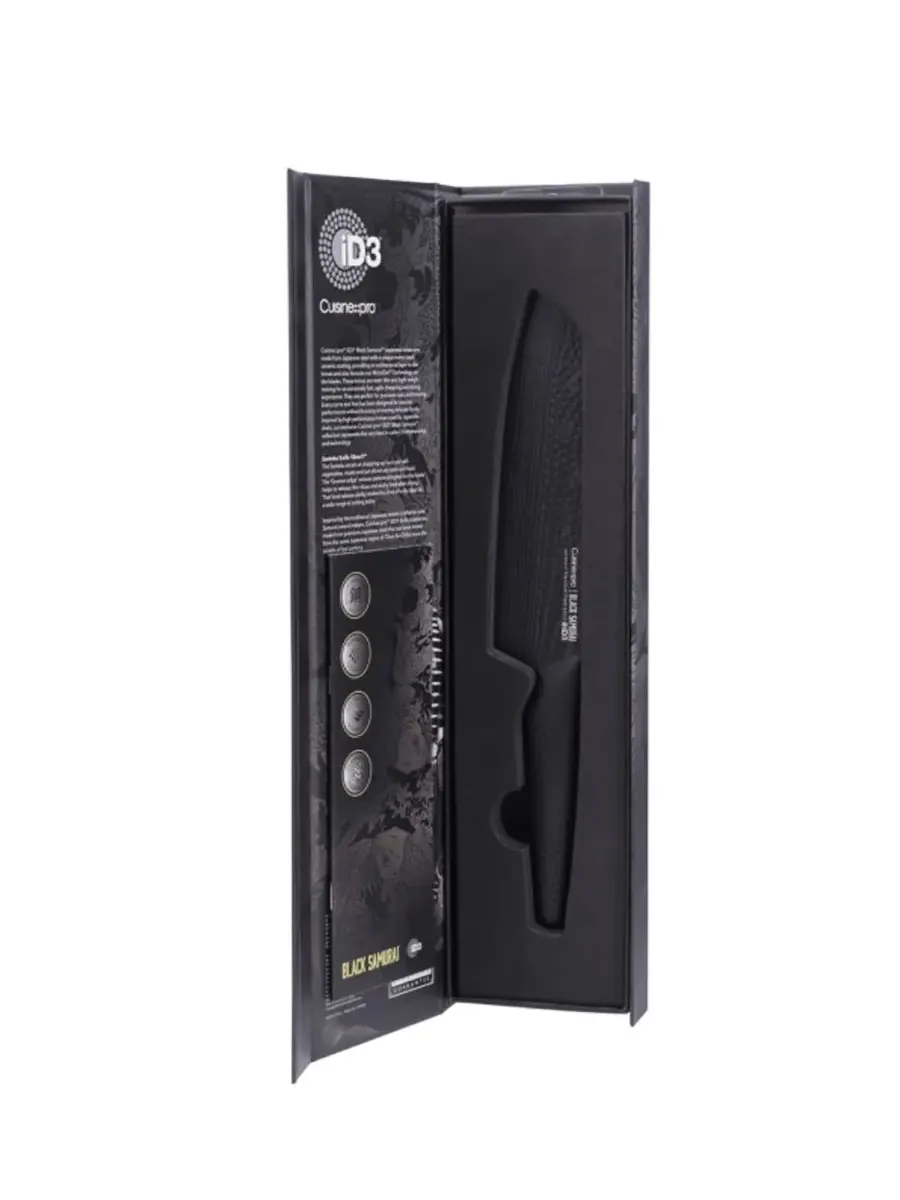 Нож Santoku Id3 Черный Самурай 18 см Cuisine::Pro — изображение 2 из 2, нет цвета
