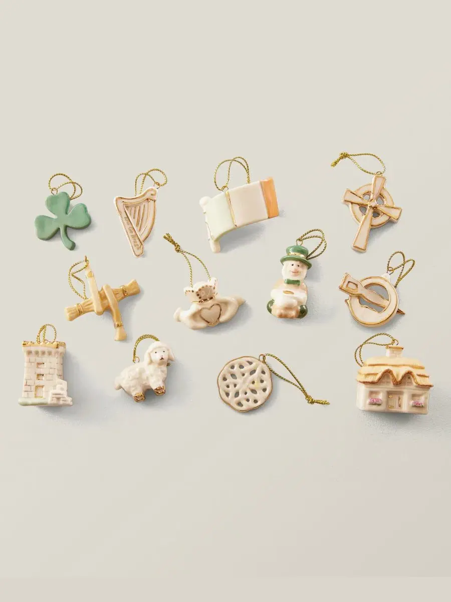 Набор из 12 елочных игрушек Luck of The Irish Lenox — изображение 2 из 5, мульти