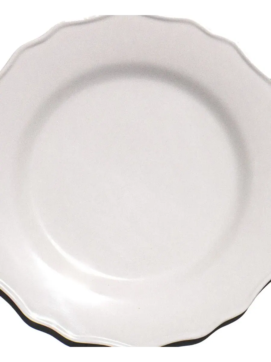 Набор тарелок Scallop NewWave Melamine Abode Homewares — изображение 3 из 5, белый