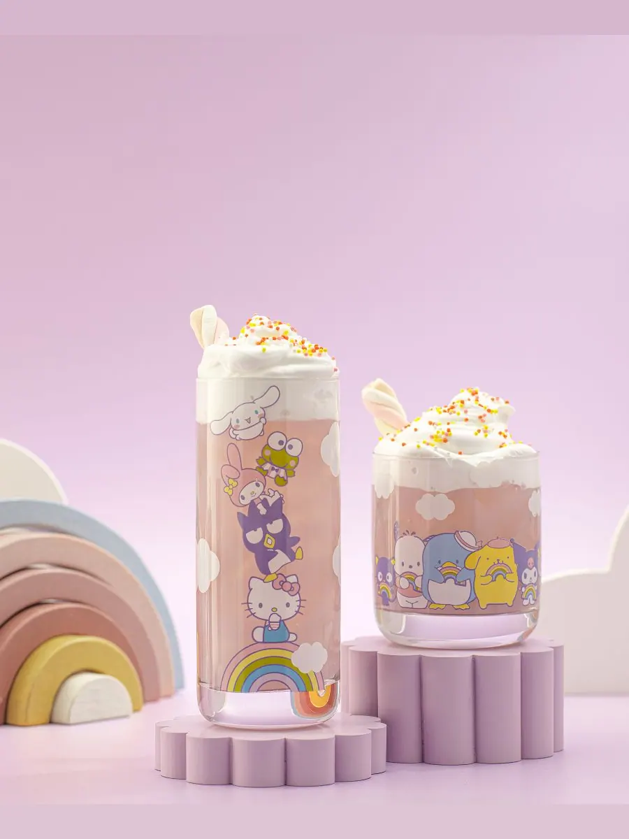 Набор из 4 коротких очков Sanrio Hello Kitty JoyJolt — изображение 2 из 8, мульти