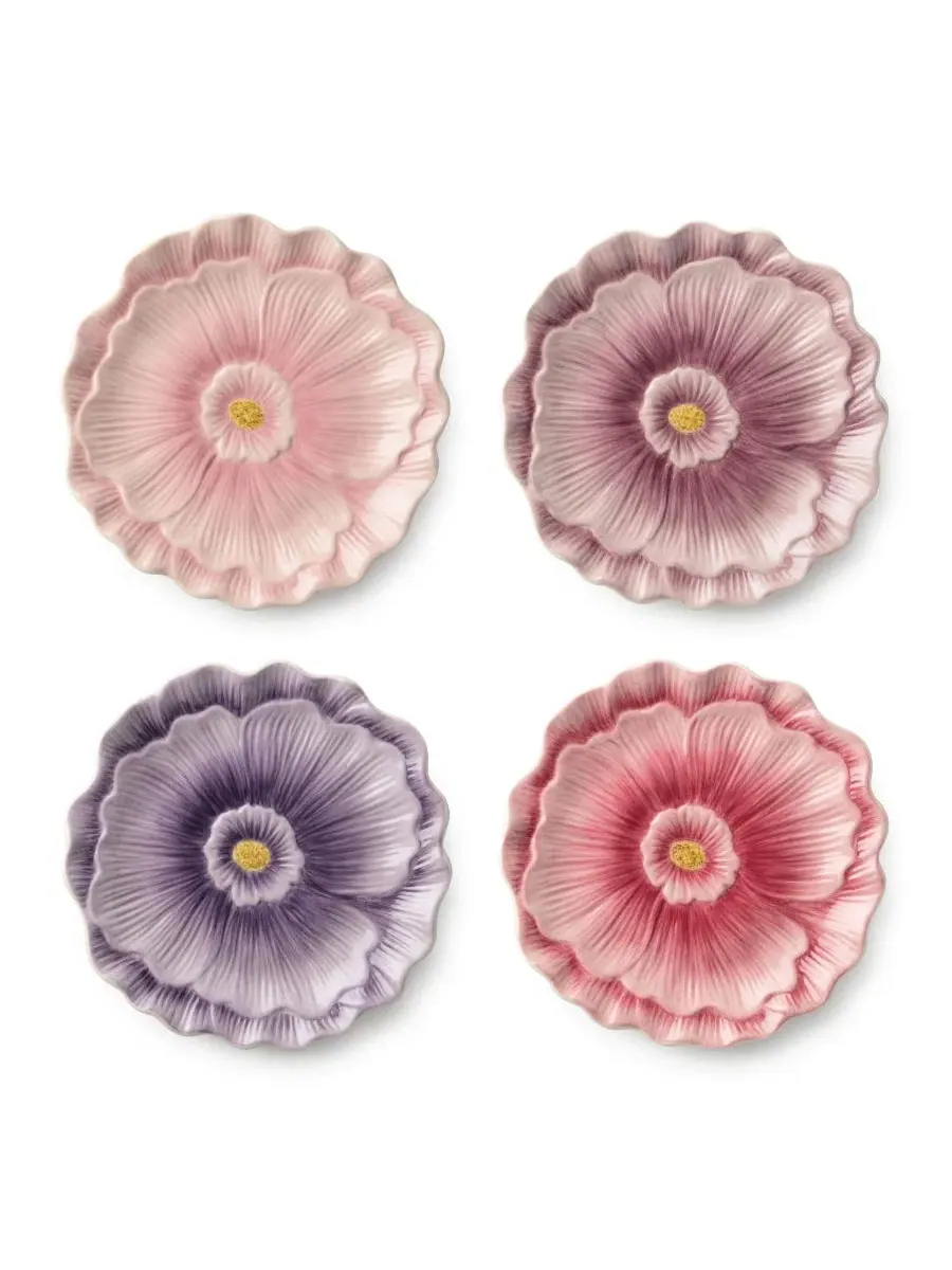 Набор десертных тарелок Wildflowers Floral Dessert Plates, 4 шт Certified International — изображение 1 из 5, мульти