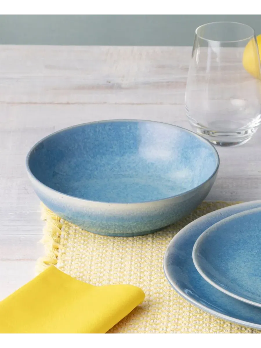 Набор из 4 мисок для хлопьев Colorwave Kiln Azure Noritake — изображение 5 из 10, синий