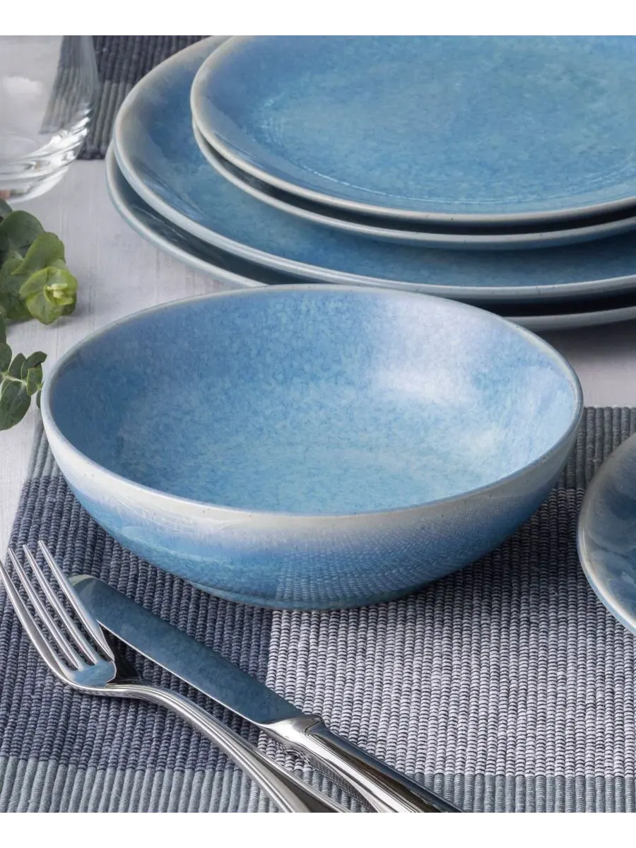 Набор из 4 мисок для хлопьев Colorwave Kiln Azure Noritake — изображение 7 из 10, синий