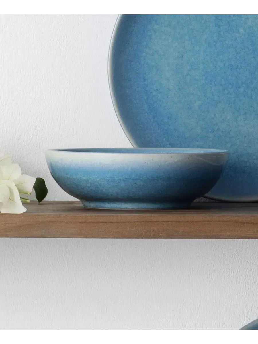 Набор из 4 мисок для хлопьев Colorwave Kiln Azure Noritake — изображение 8 из 10, синий