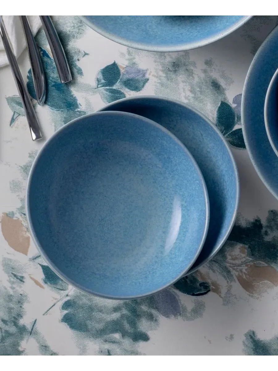 Набор из 4 мисок для хлопьев Colorwave Kiln Azure Noritake — изображение 10 из 10, синий