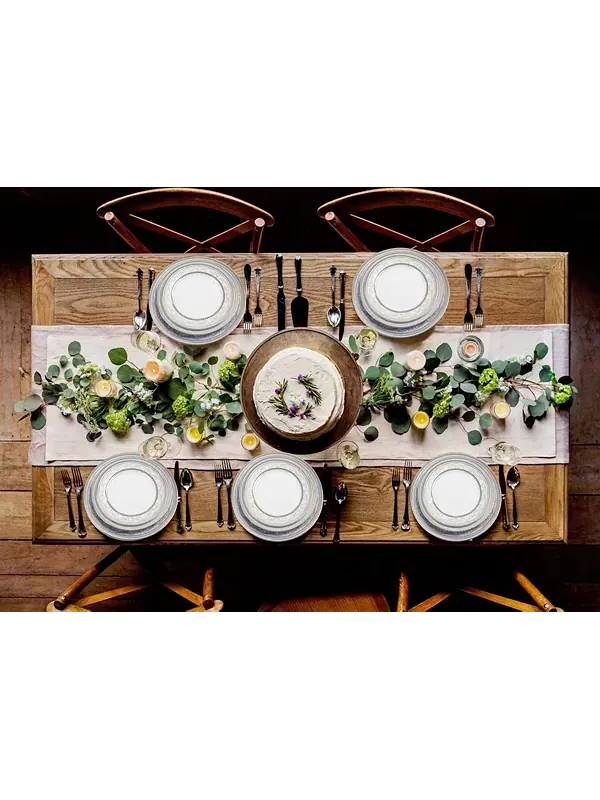 Набор столовых приборов Giada из 57 предметов, сервиз на 8 персон Lorren Home Trends — изображение 3 из 4, золото