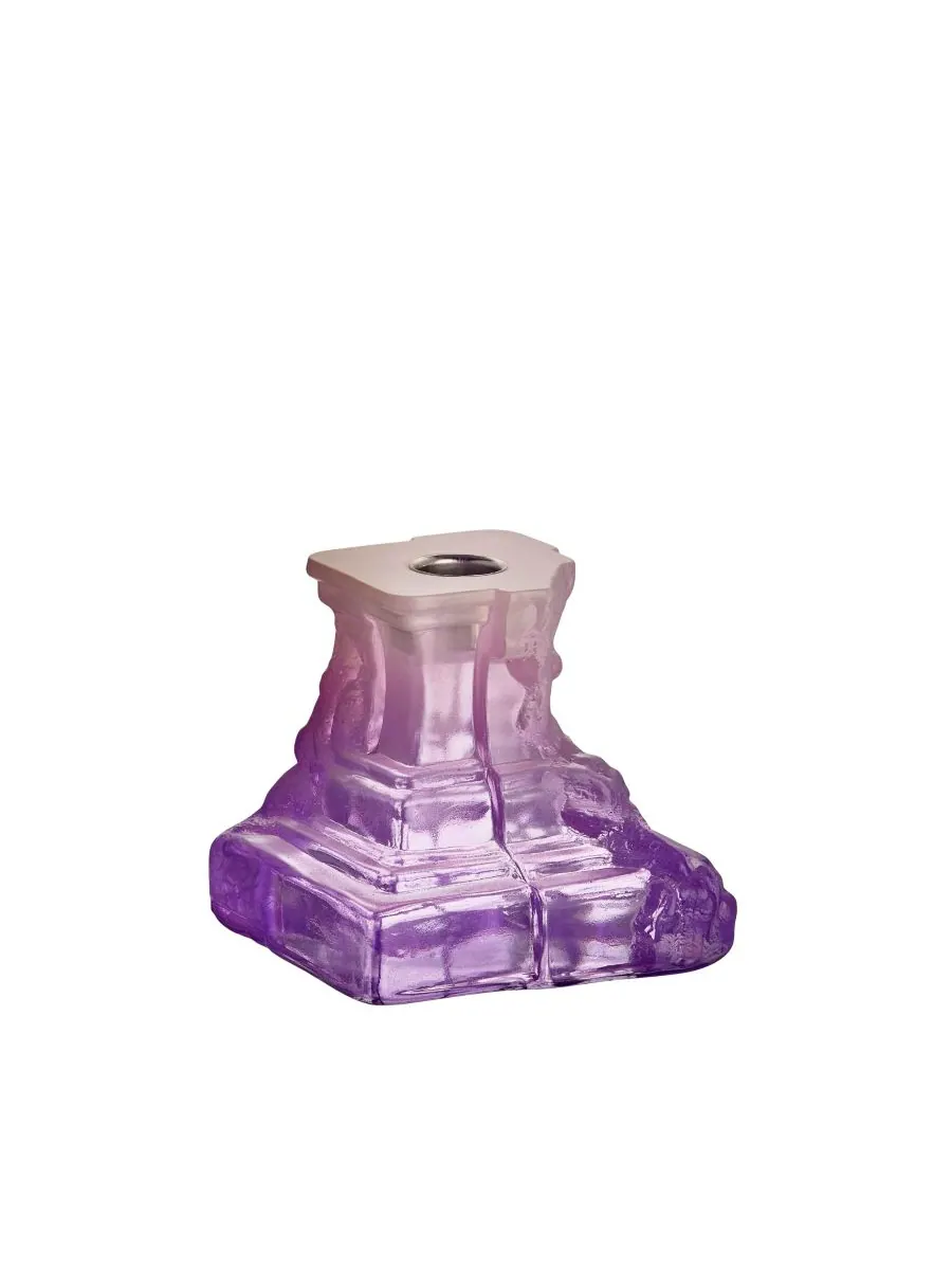 Небольшие подсвечники Rocky Baroque Lilac Kosta Boda — изображение 1 из 5, фиолетовый