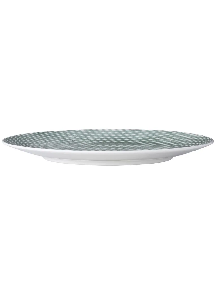 Набор из 4 салатных тарелок Hammock Dots Coupe Noritake — изображение 3 из 10, зеленый