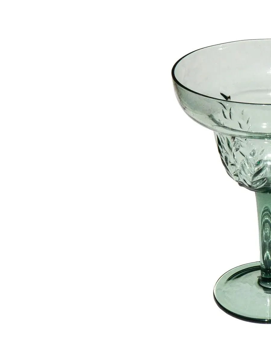 Набор из 6 акриловых бокалов для маргариты с тиснением, листья Abode Homewares — изображение 4 из 4, шалфейный