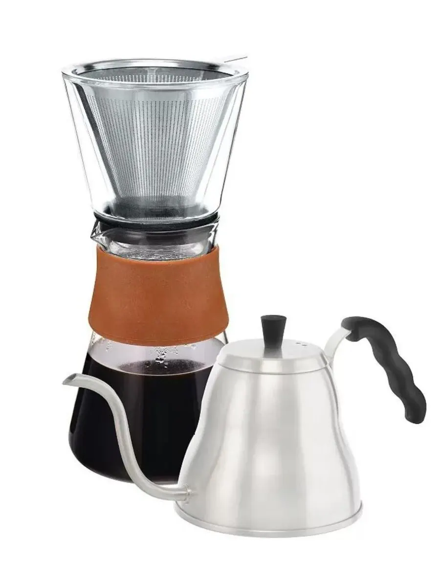 Набор для идеального заваривания кофе: кофеварка Amsterdam Pour over и чайник Marrakesh Grosche