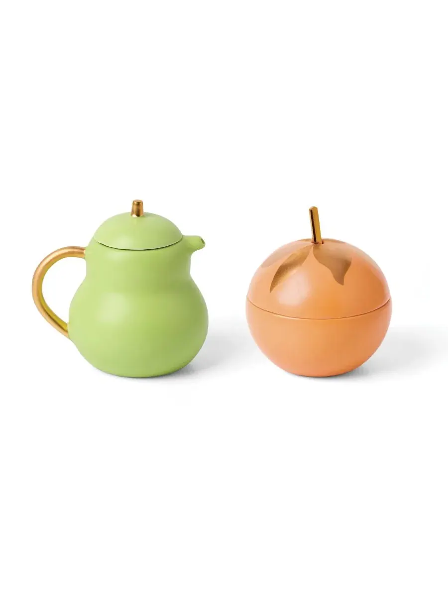 Набор для сахара и сливок Tutti Fruity со вкусом груши и апельсина Kate Spade New York — изображение 1 из 4