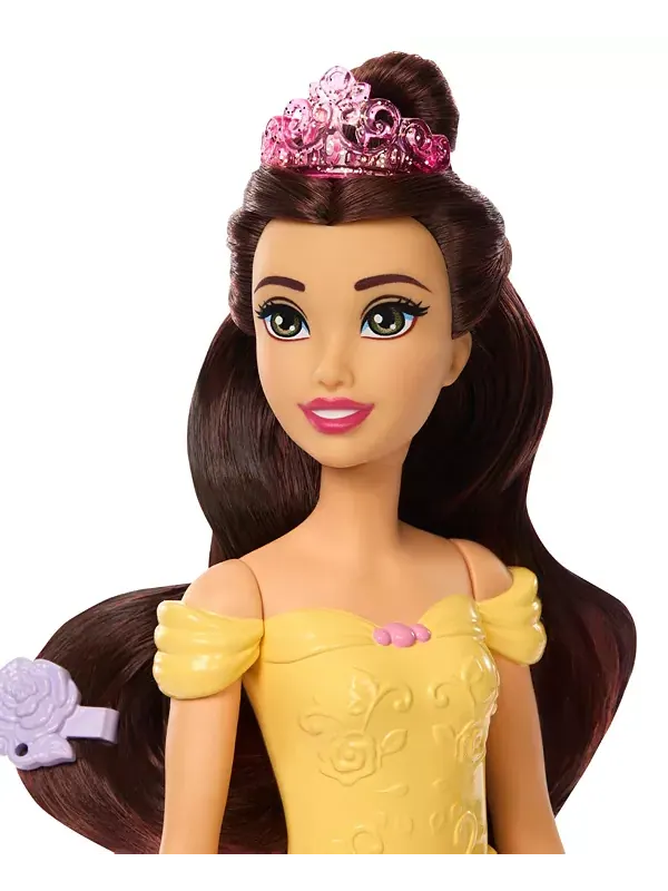 Купание и расчесывание куклы Белль и фигурки собаки Disney Princess — изображение 2 из 4, мульти