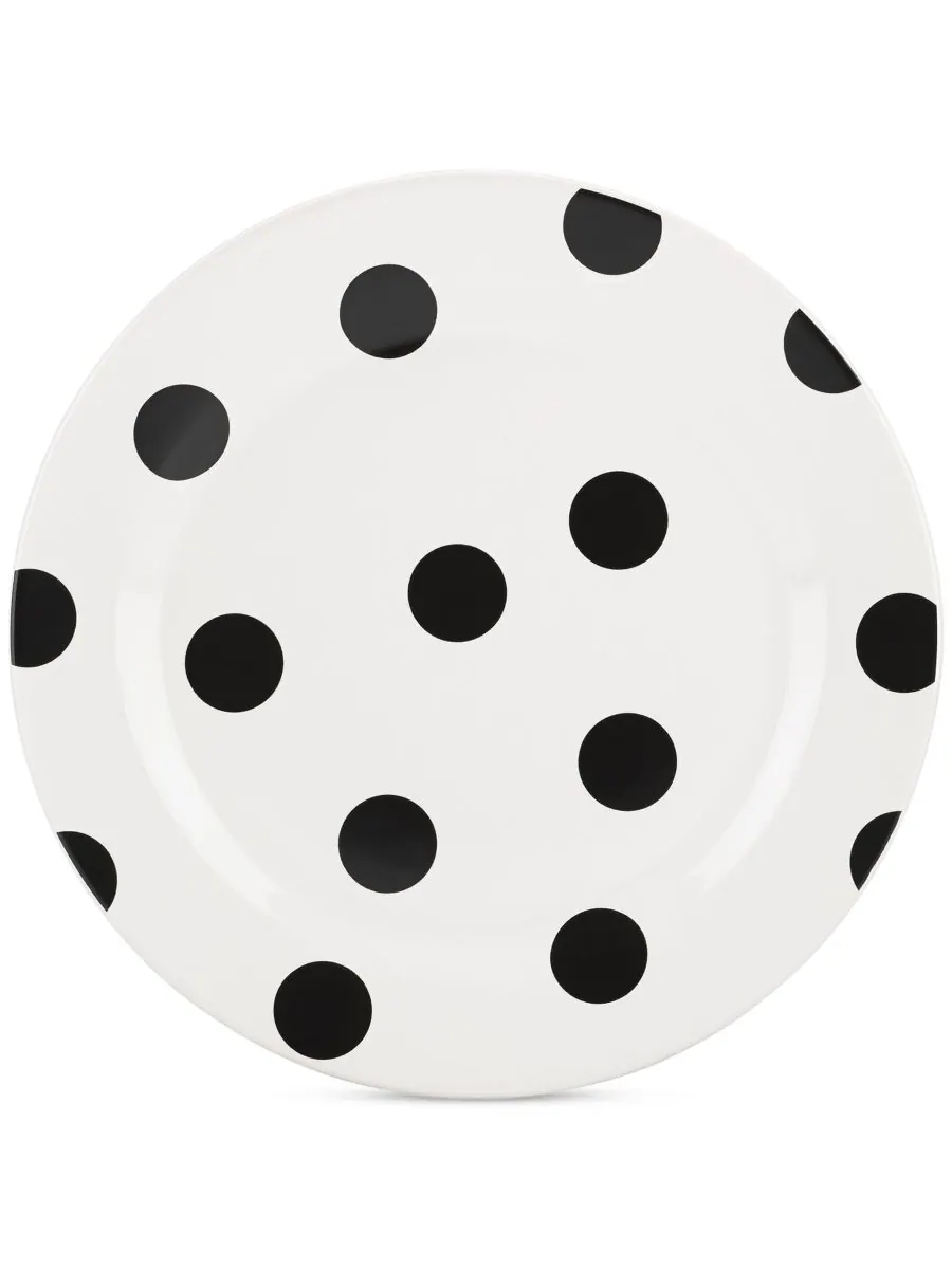Набор посуды Deco Dot из 12 предметов, сервиз на 4 персоны, все со вкусом Kate spade new york — изображение 3 из 4, белый