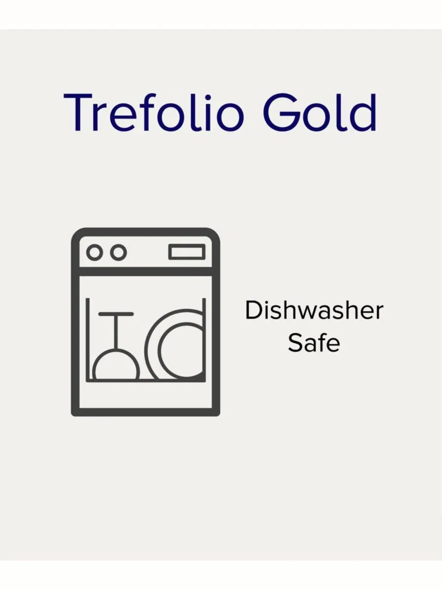 Набор посуды Trefolio Gold из 5 предметов, на 1 персону Noritake — изображение 2 из 15, золотистый