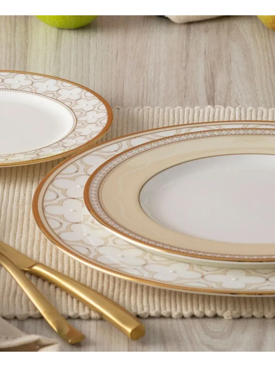 Набор посуды Trefolio Gold из 5 предметов, на 1 персону Noritake — изображение 4 из 15, золотистый