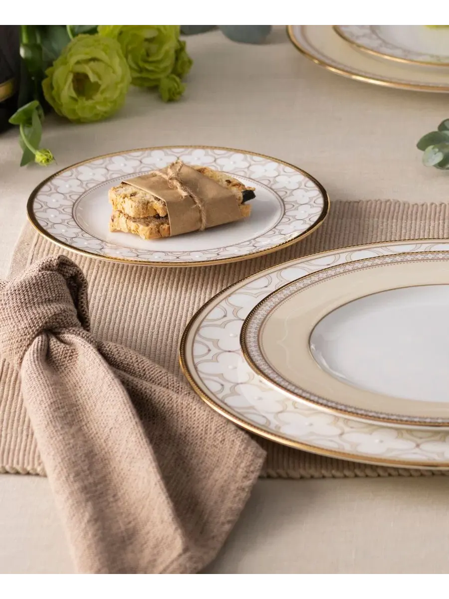 Набор посуды Trefolio Gold из 5 предметов, на 1 персону Noritake — изображение 7 из 15, золотистый