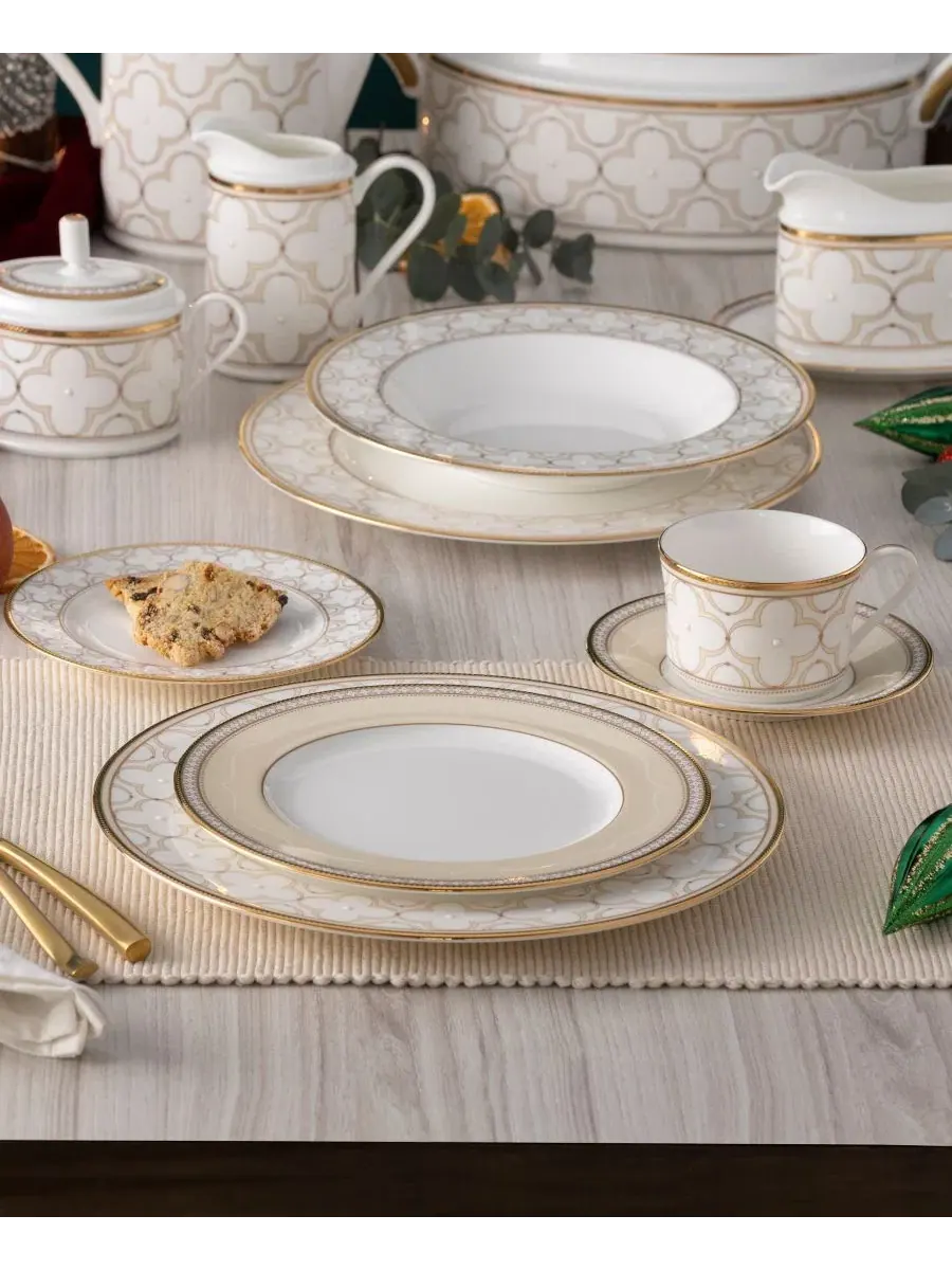 Набор посуды Trefolio Gold из 5 предметов, на 1 персону Noritake — изображение 8 из 15, золотистый