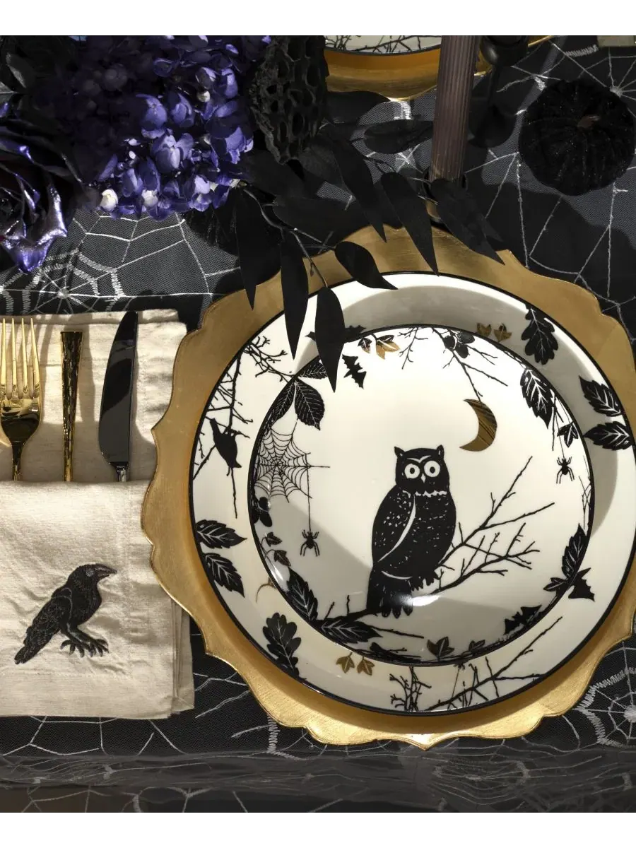 Набор тарелок обеденных Haunted Halloween Lenox — изображение 2 из 4, мульти