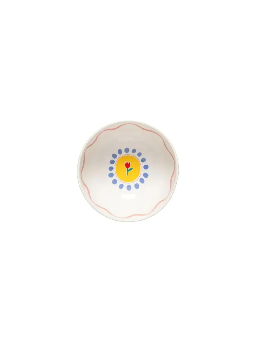 Набор из 6 пиал Tulip Stoneware Cereal Costa Nova — изображение 2 из 4, кремовый