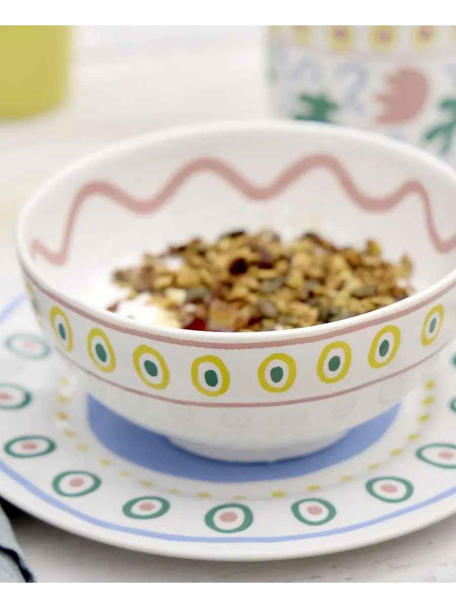Набор из 6 пиал Tulip Stoneware Cereal Costa Nova — изображение 4 из 4, кремовый