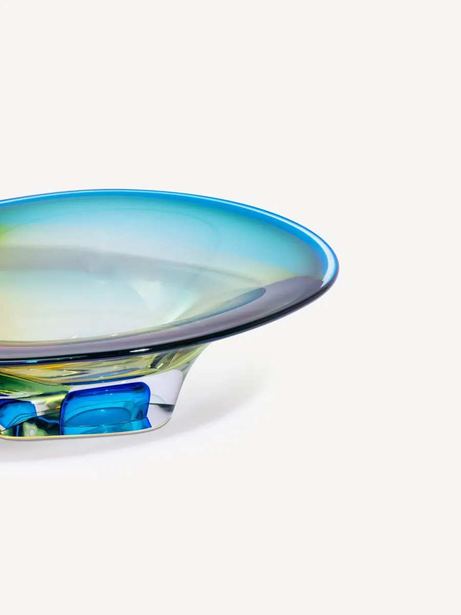 4-дюймовое хрустальное блюдо Mirage Art Dish Kosta Boda — изображение 4 из 5, мульти